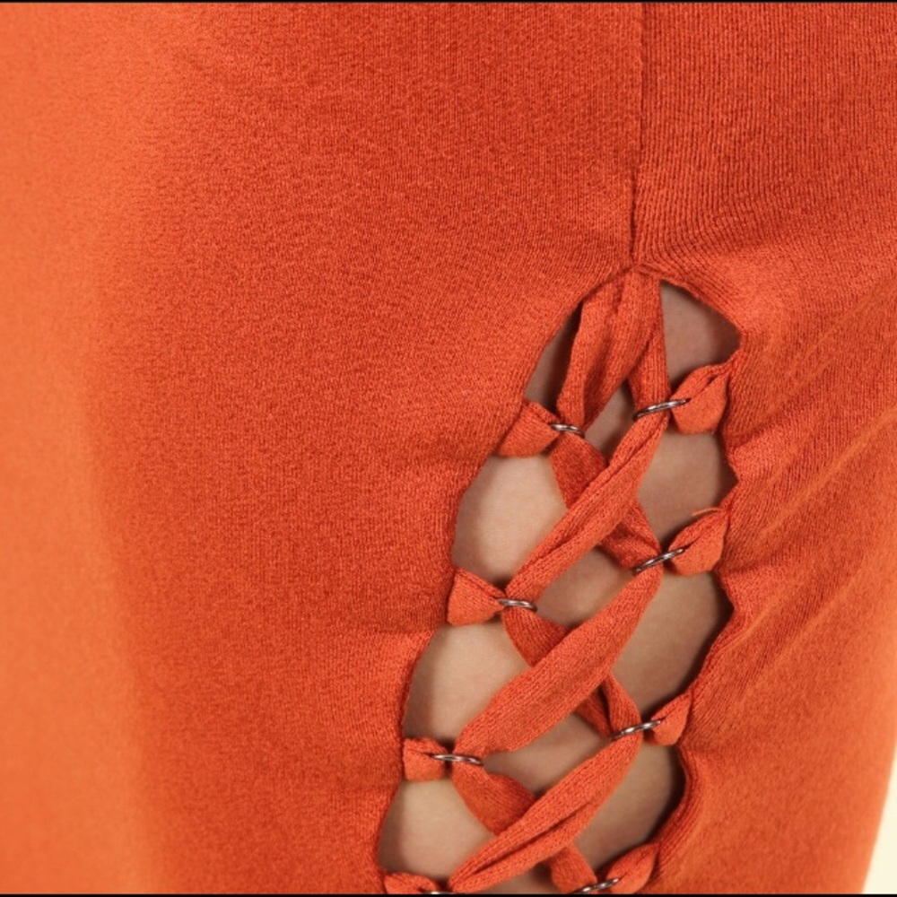 Orange skirt - Picture 2 of 4